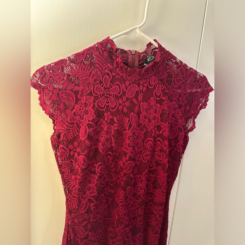 Red/Maroon Bodycon Dress
